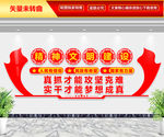 精神文明文化墙
