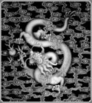 龙灰度图