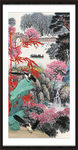 竖幅山水画