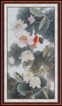 国画荷花