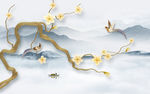 中式花鸟山水画