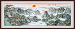 山水画水墨山水画意境山水画