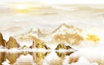 最新山水大气新画 TIF分层