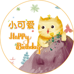 小可爱宝贝生日海报