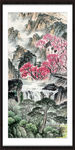 竖幅山水画