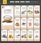 食堂文化 食堂展板 食堂挂画