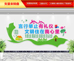 文明礼仪文化墙