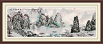 山水画 水墨山水画 意境山水画