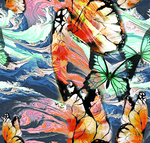 蝴蝶扎染
