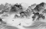 新上架唯美新山水画 tif分层