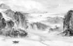 新品现代新山水画 tif分层
