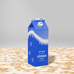 牛奶纸盒包装样机设计