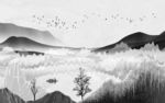 新上架山水灰色框画 TIF分层