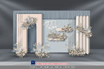 莫兰迪色系婚礼迎宾区