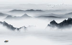 中式意境新山水画 TIF分层