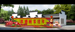 新年花坛立体摆花效果图