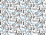 精美字母爱心乱花