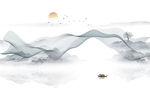 水墨山水画