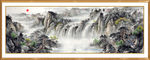 山水画 水墨山水画 意境山水画