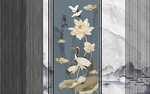 组合背景墙