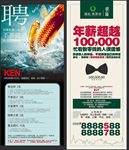 职业顾问招聘海报