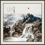 巨幅山水画