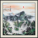 山水画 水墨山水画 意境山水画
