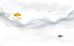 水墨山水画