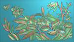 精雕图 花草动物