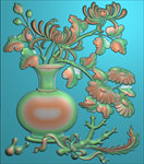 精雕图 花草动物