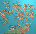 精雕图 花草动物
