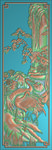 精雕图 花草动物