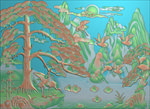 精雕图 松树