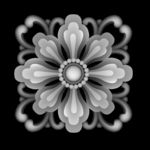 花灰度图