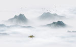 水墨山水画