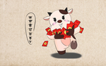 卡通牛表情包