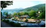 乡村旅游民宿效果图