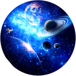 圆形星空