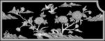 花鸟灰度图