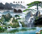 黄山风景画