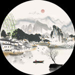 圆形装饰画