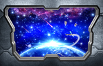 宇宙星空立体画
