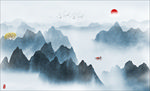 新中式水墨画