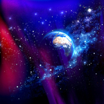 紫色星空