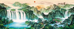 山水画 水墨山水画 意境山水画