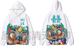 矢量潮牌醒狮卫衣班服印花设计