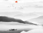 水墨画 水墨山水画