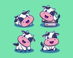 卡通奶牛
