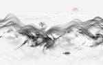 水墨山水画