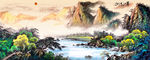 山水画 水墨山水画 意境山水画